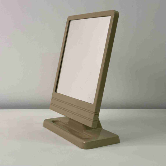 1970s plastic table top mirror