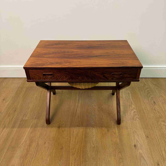 1960s Danish rosewood sewing box