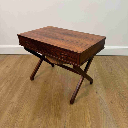 1960s Danish rosewood sewing box