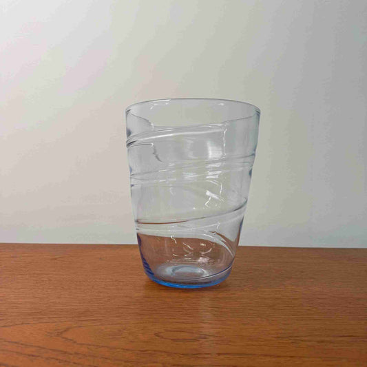 Whitefriars Sapphire ribbon trail vase