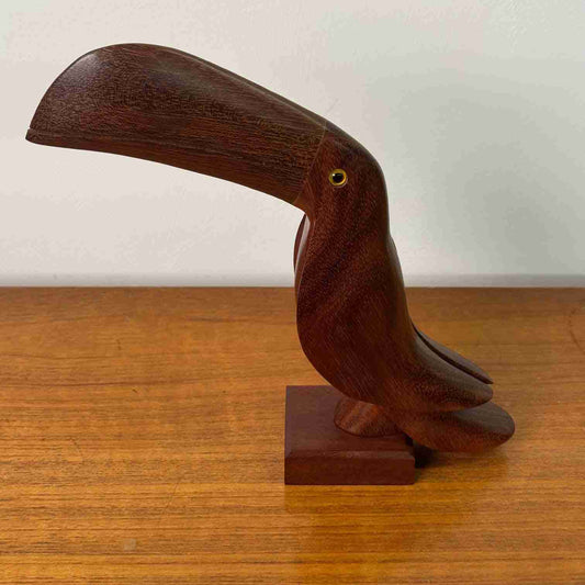 1970s Mahogany Toucan from Brazil