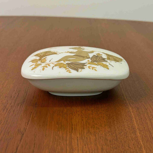 Rosenthal Quatre Couleurs lidded pot by Bjorn Wiinblad