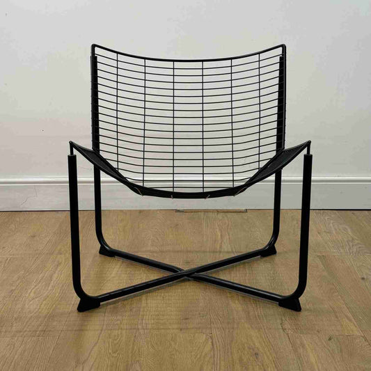 Vintage IKEA Jarpen Wire Chair by Niels Gammelgaard in black