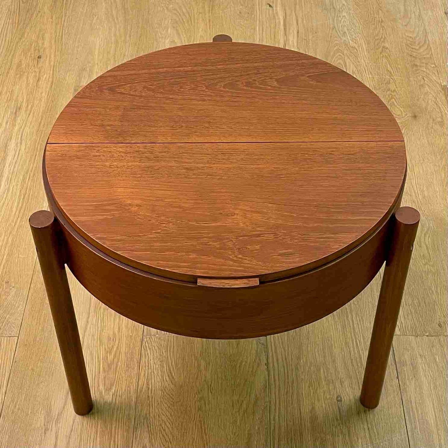 low 1960s slatted teak planter by R A Lister