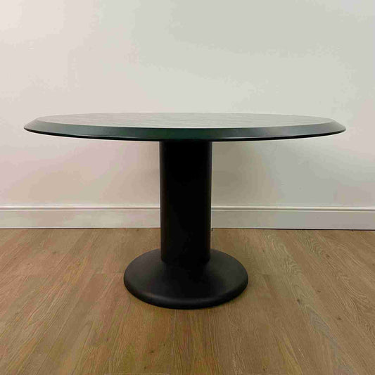 1980s green ash dining table