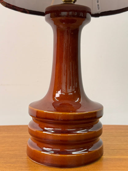 1970s German ceramic table lamp