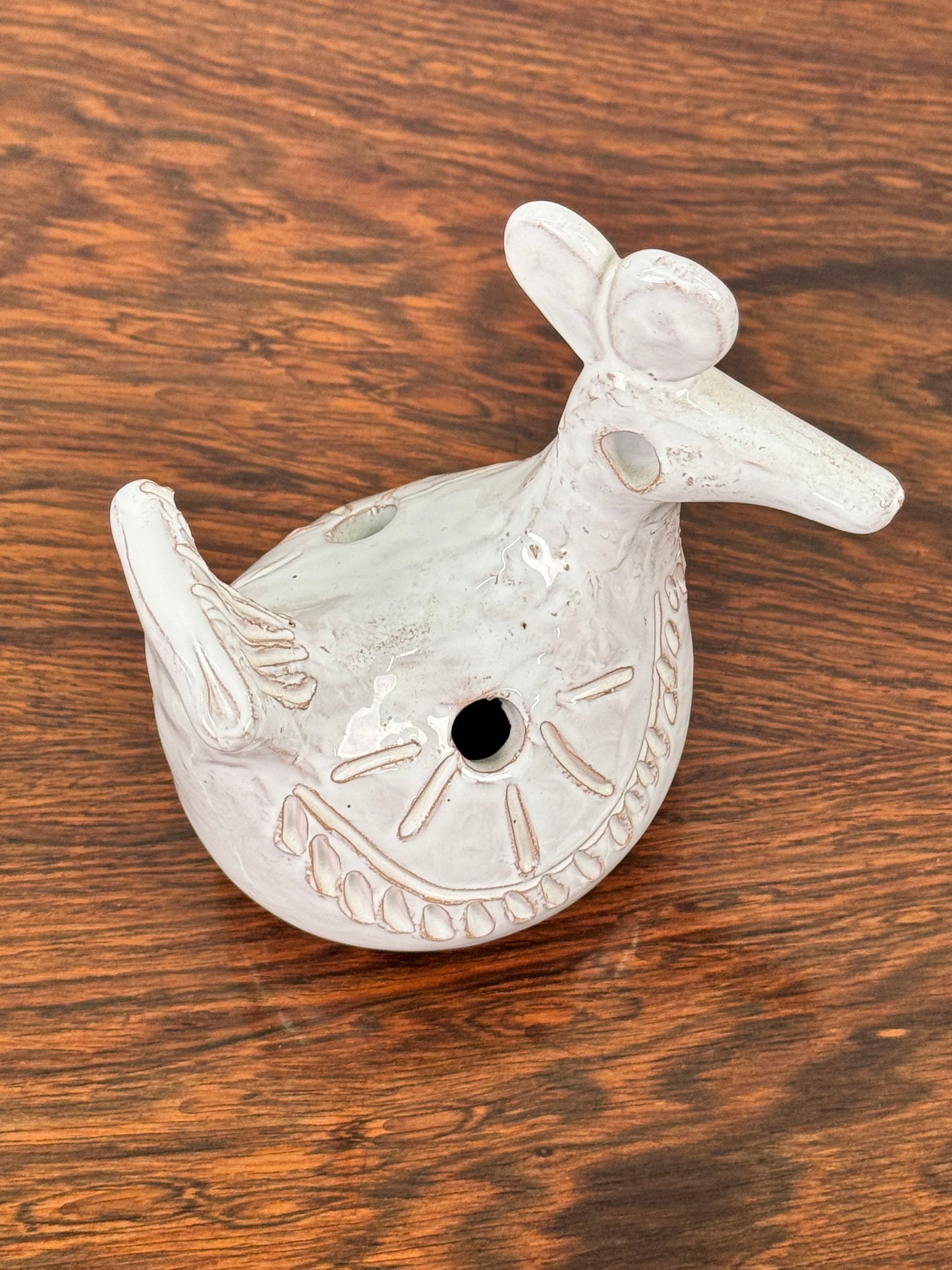 Vintage pottery chicken ceramic