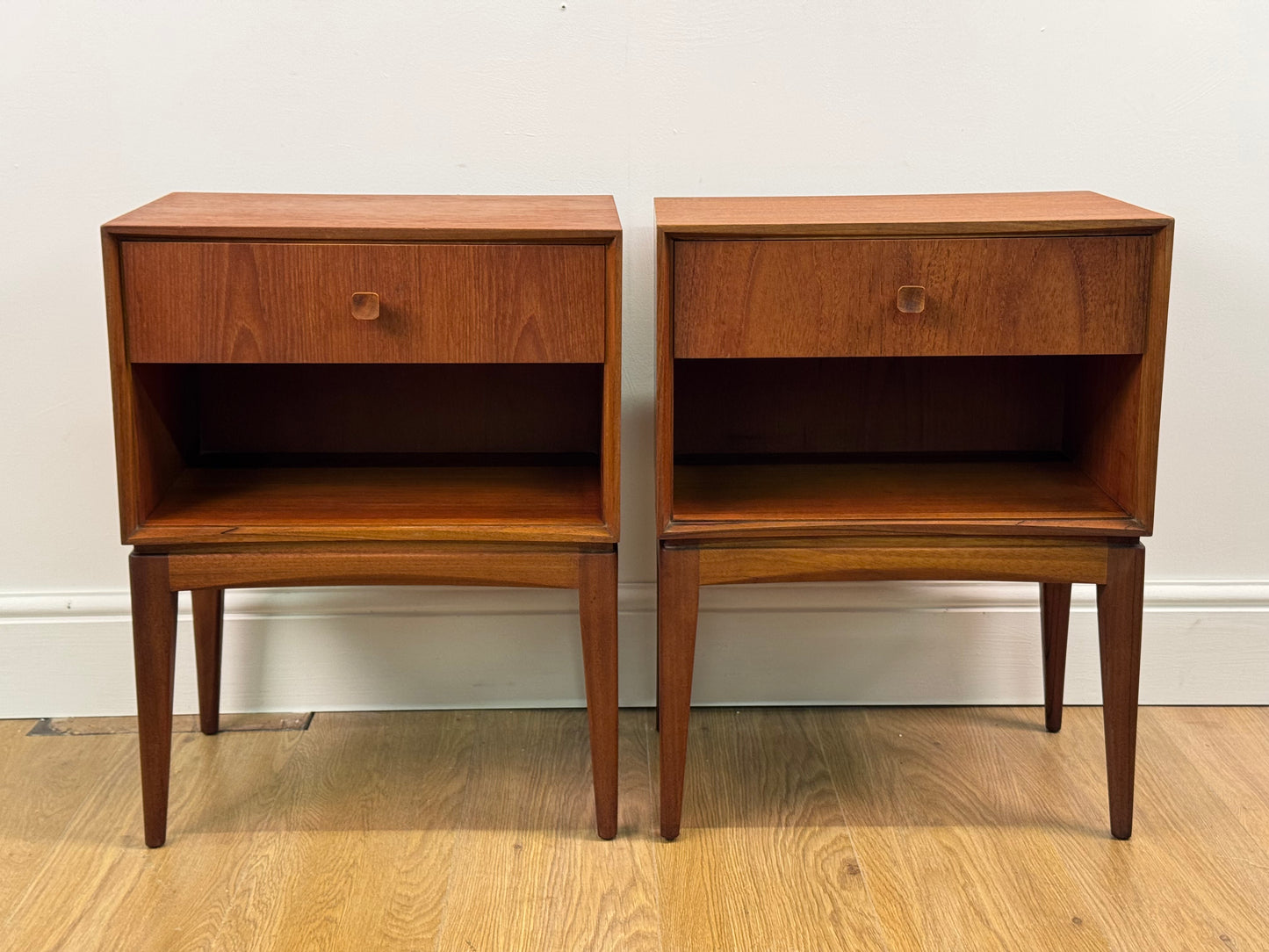 Teak bedside drawers by Macintosh  1960s