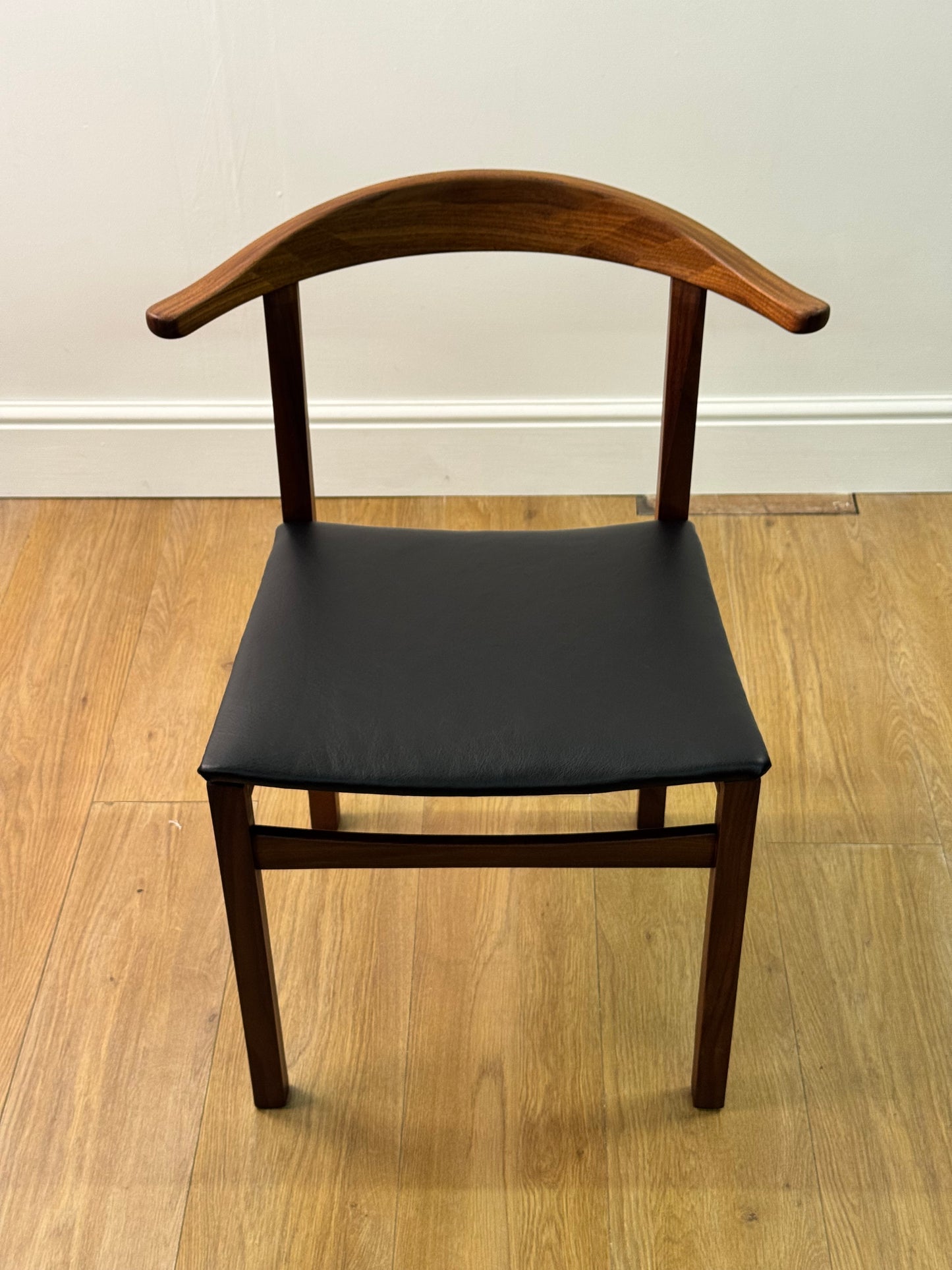 Teak cow horn chair 1960s