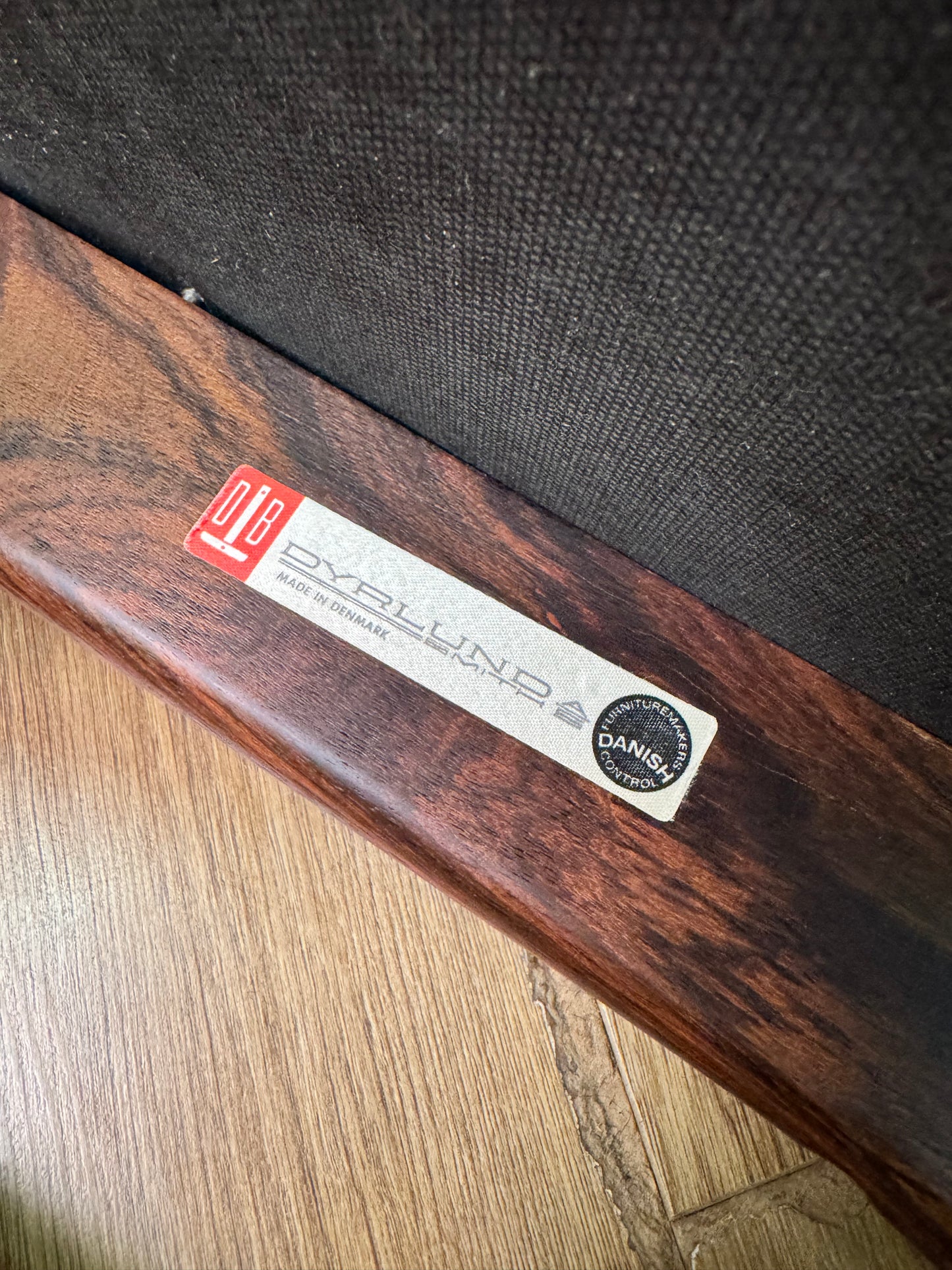 Set of 6 Rosewood dining chairs by Dyrlund Denmark