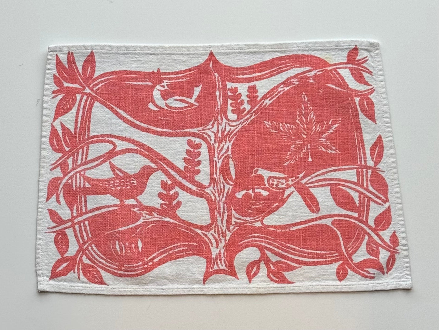 1960s Nesting Birds place mats by Irene Browning
