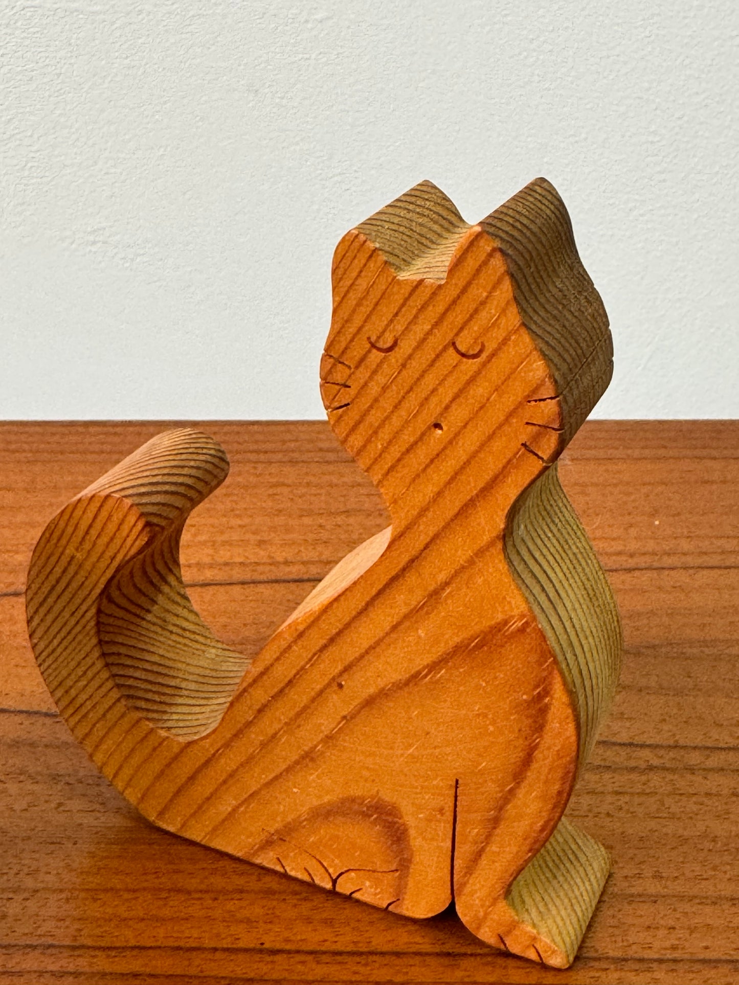 1980s wood cats by Paul O’Donnell