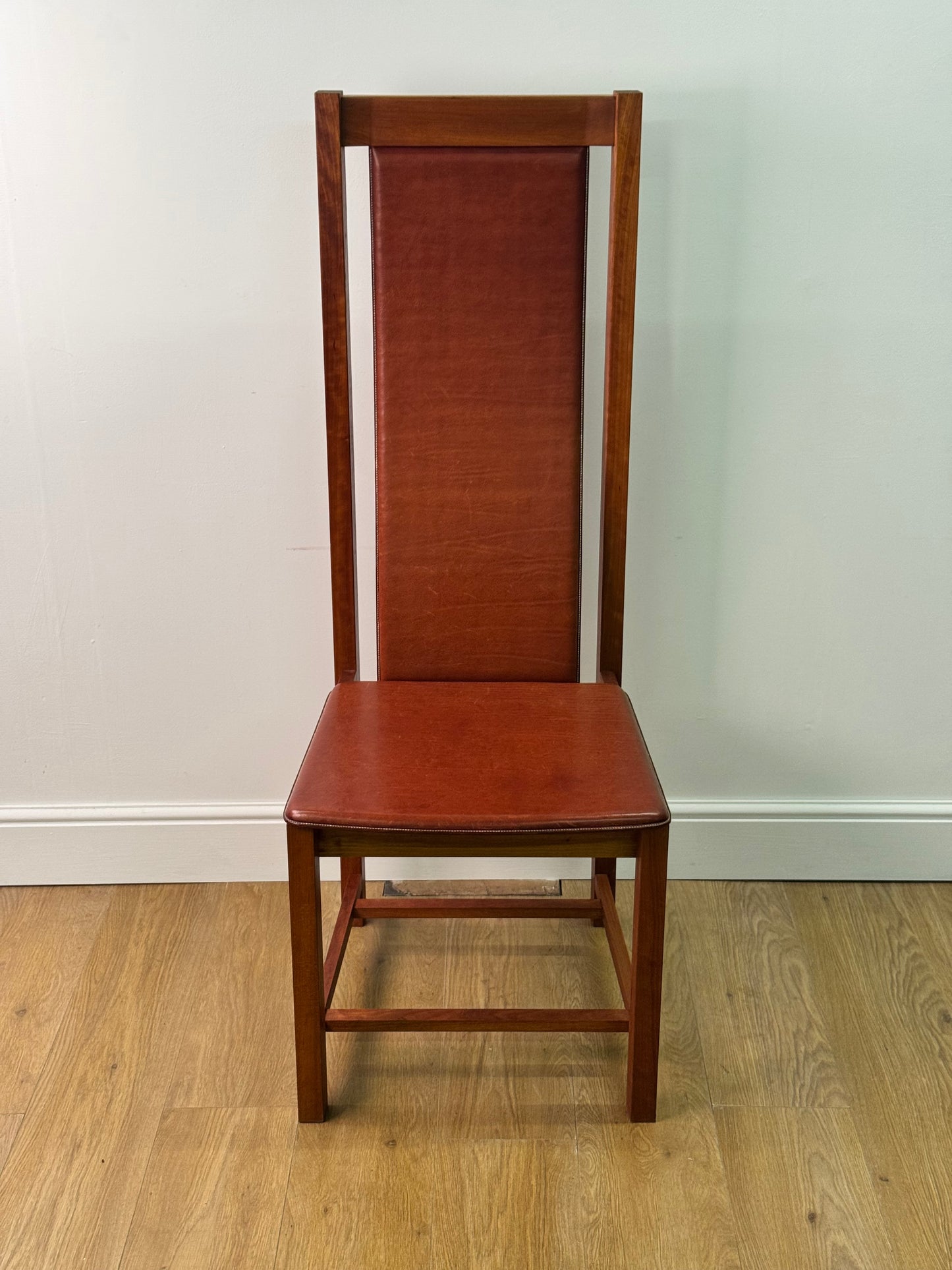 Contemporary Arts and Crafts high back chair