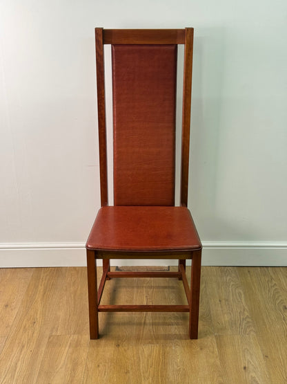 Contemporary Arts and Crafts high back chair