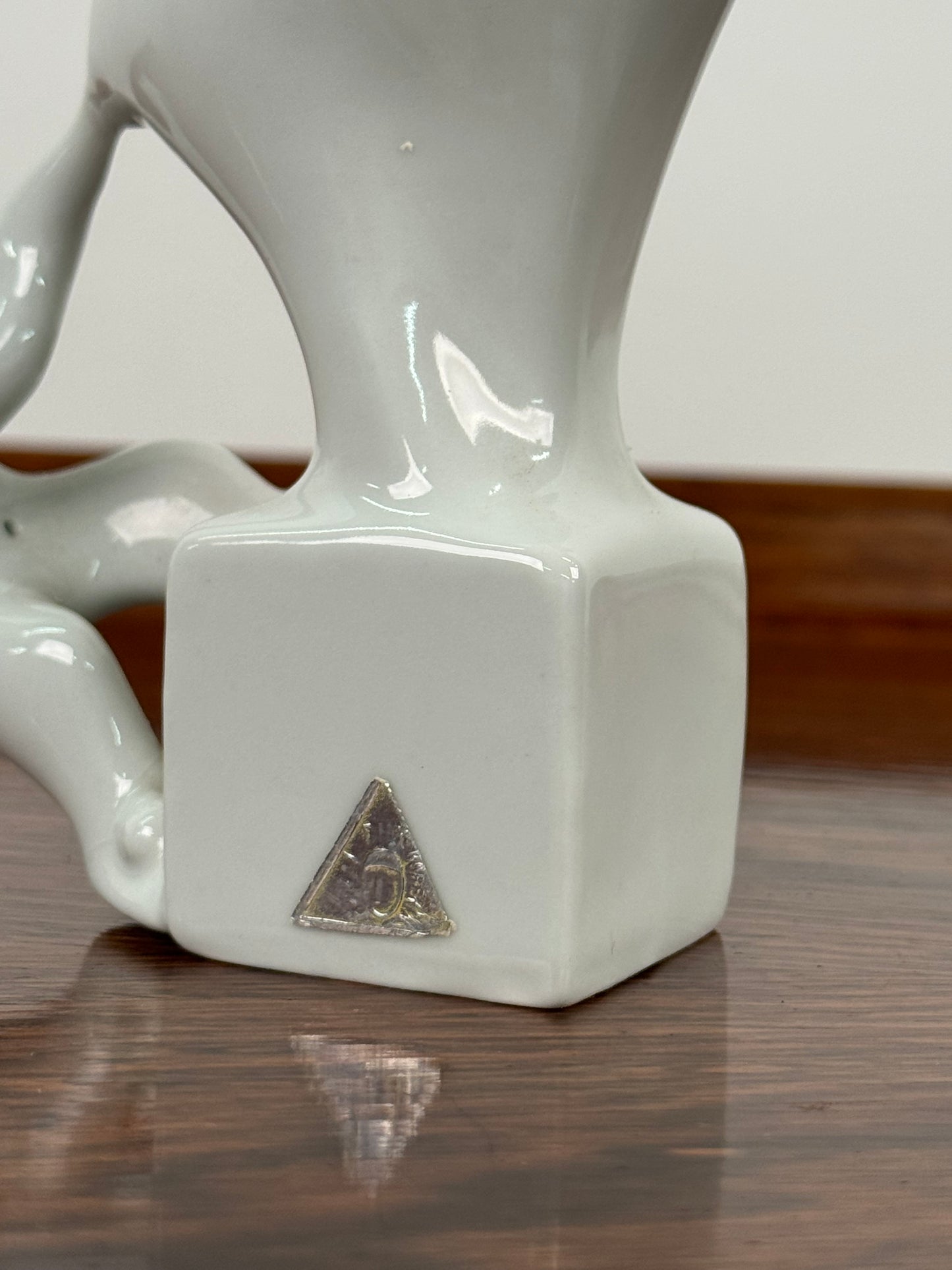 1960s Royal Dux stylised Elephant and Clown