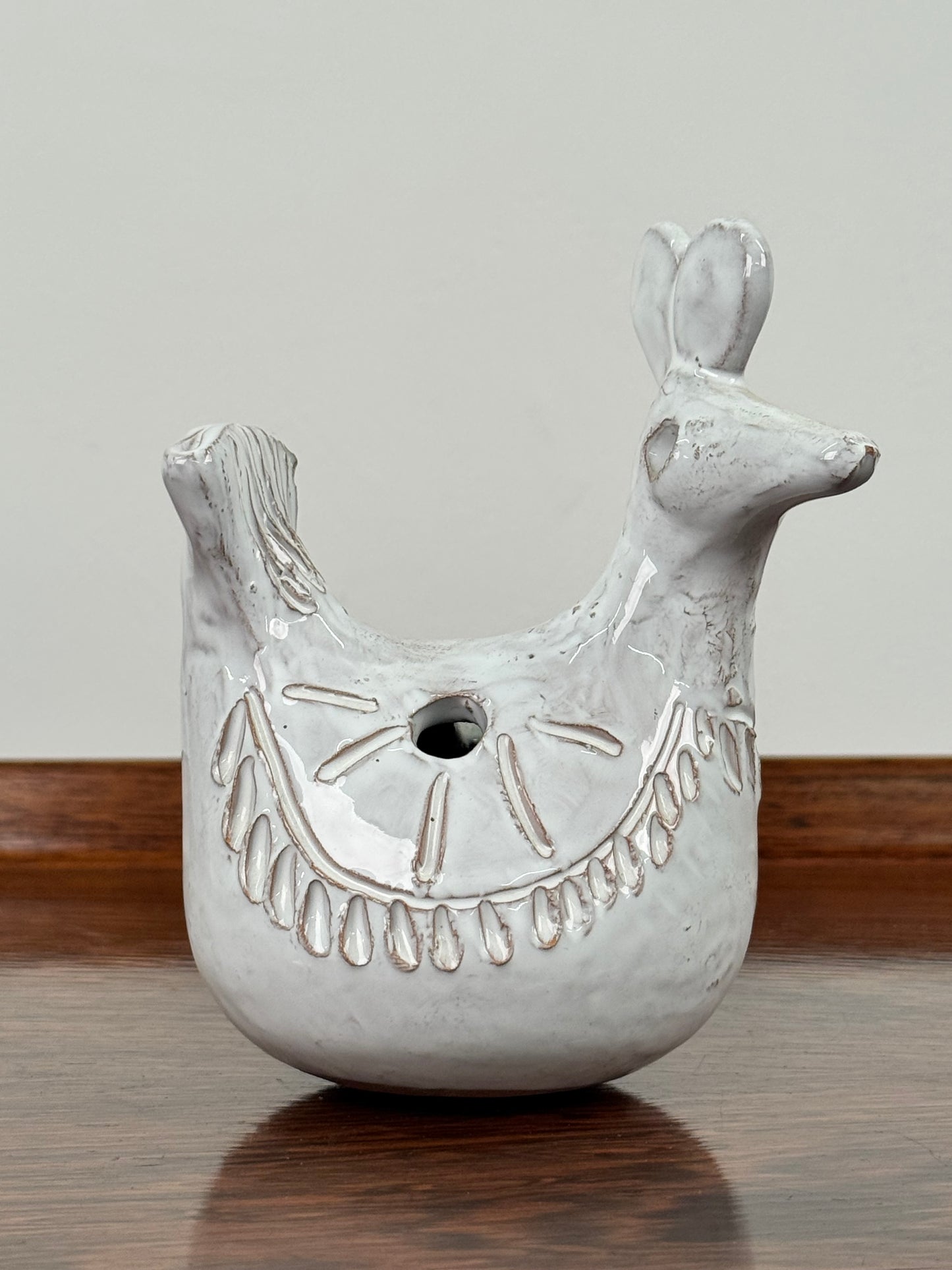 Vintage pottery chicken ceramic