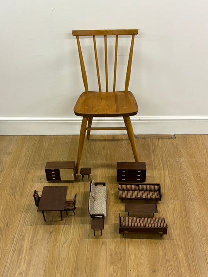 60s Miniature furniture by Tainei Mokko Japan