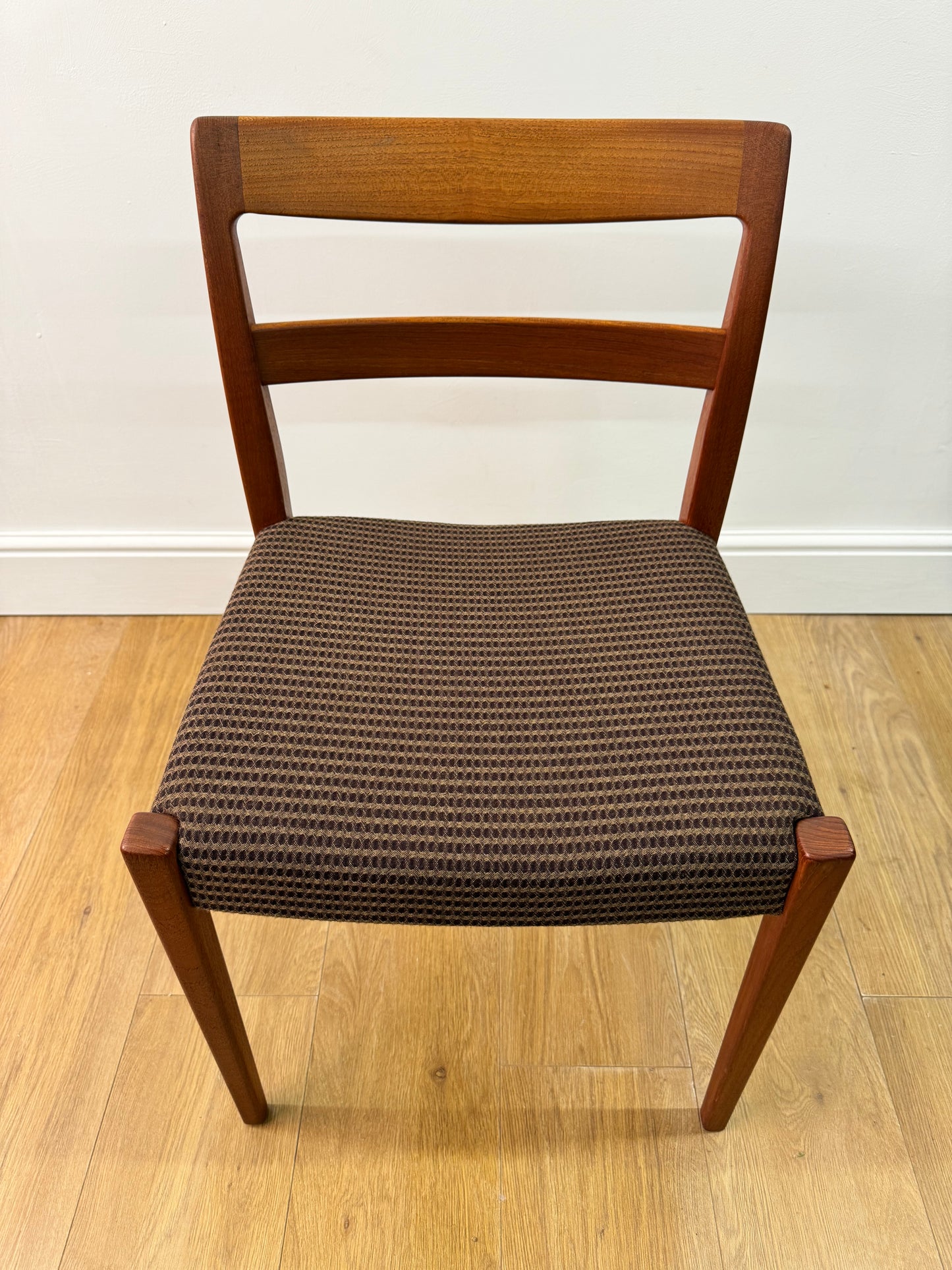 1960s teak dining chairs by Nils Jonsson