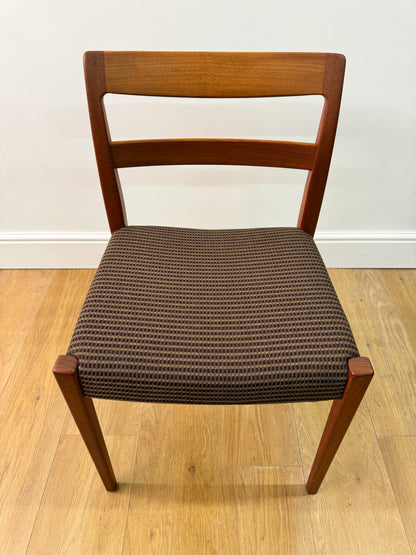 1960s teak dining chairs by Nils Jonsson