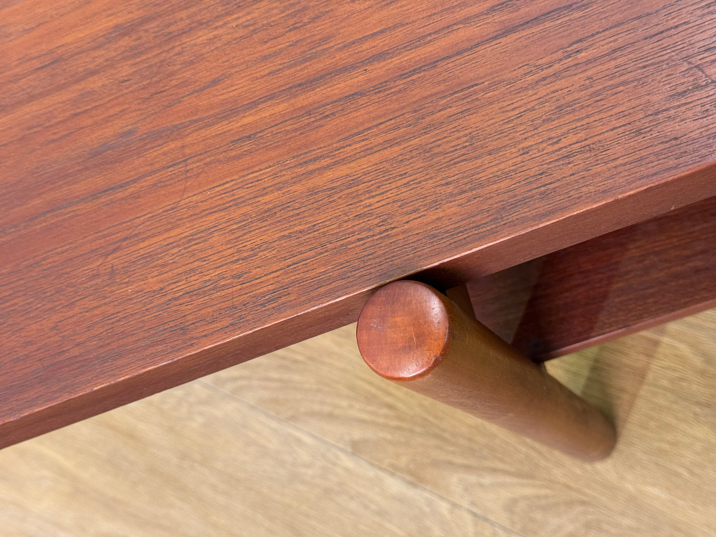 Teak low coffee table 1960s