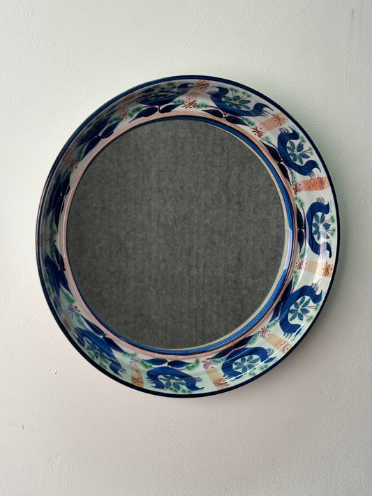 Ceramic mirror by Royal Copenhagen Denmark