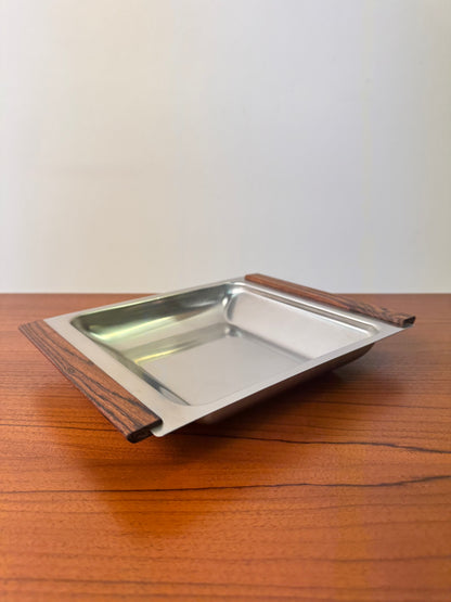 Danish stainless steel serving dishes
