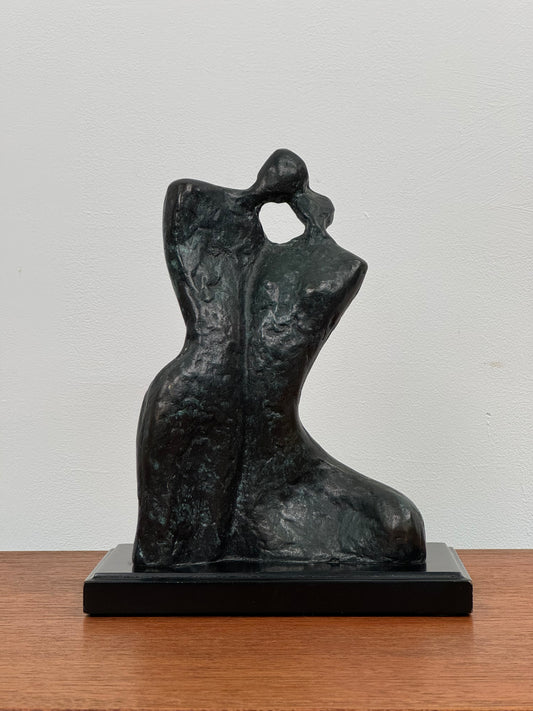 1980s bronze sculpture by Kim Yong Jung