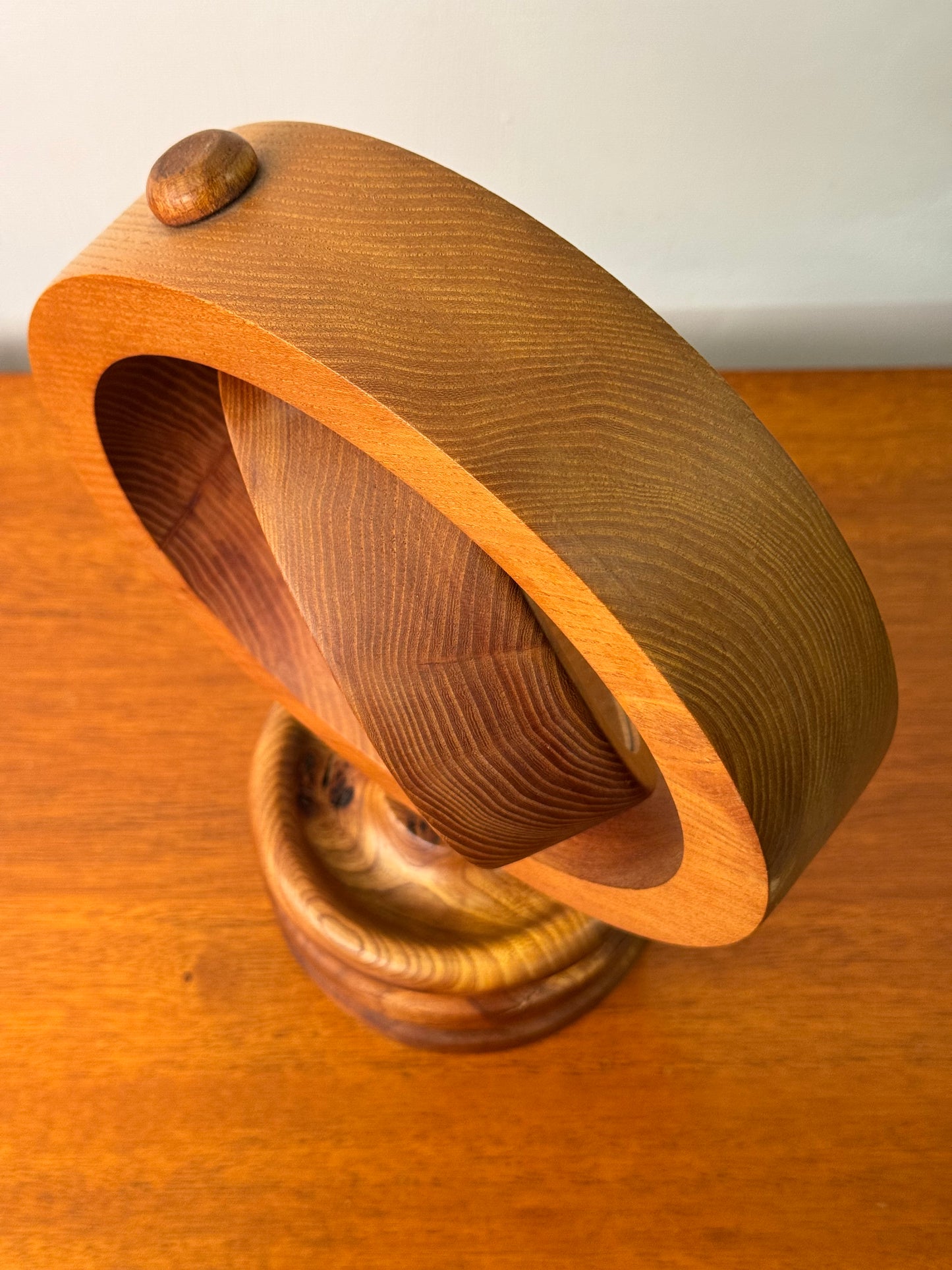 1980s handmade table top mirror