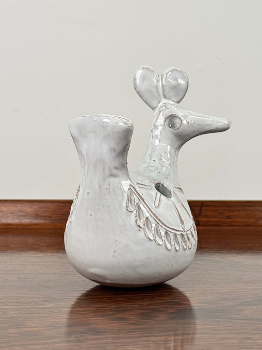 Vintage pottery chicken ceramic