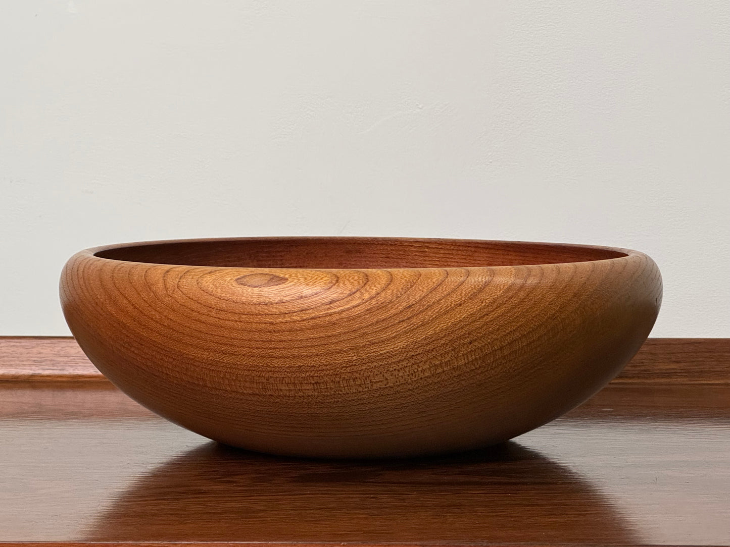 1960s teak turned salad bowl