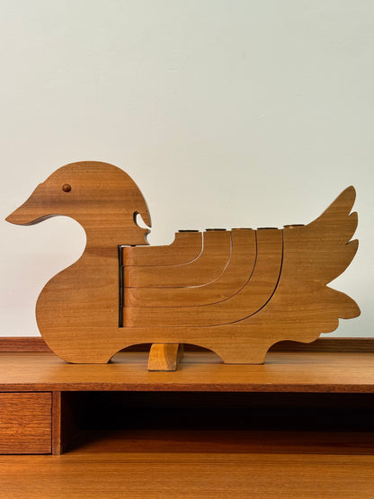 1970s Scandinavian duck candelabra