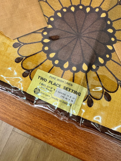 1970s Irish linen place mats