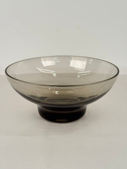 Whitefriars grey glass bowl 1960s