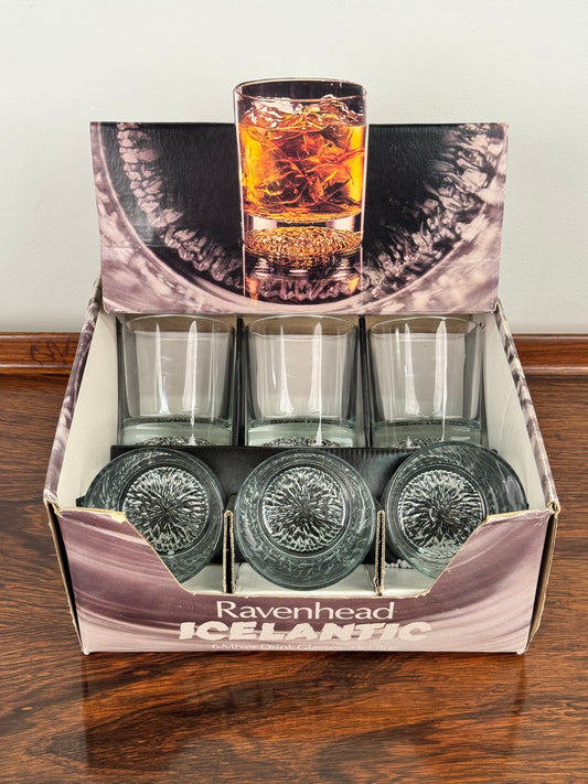 1970s Icelantic whisky glasses by John Clappison