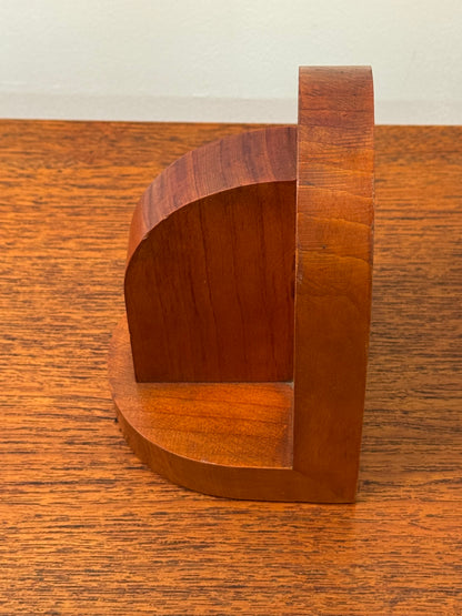 1930s wooden bookends