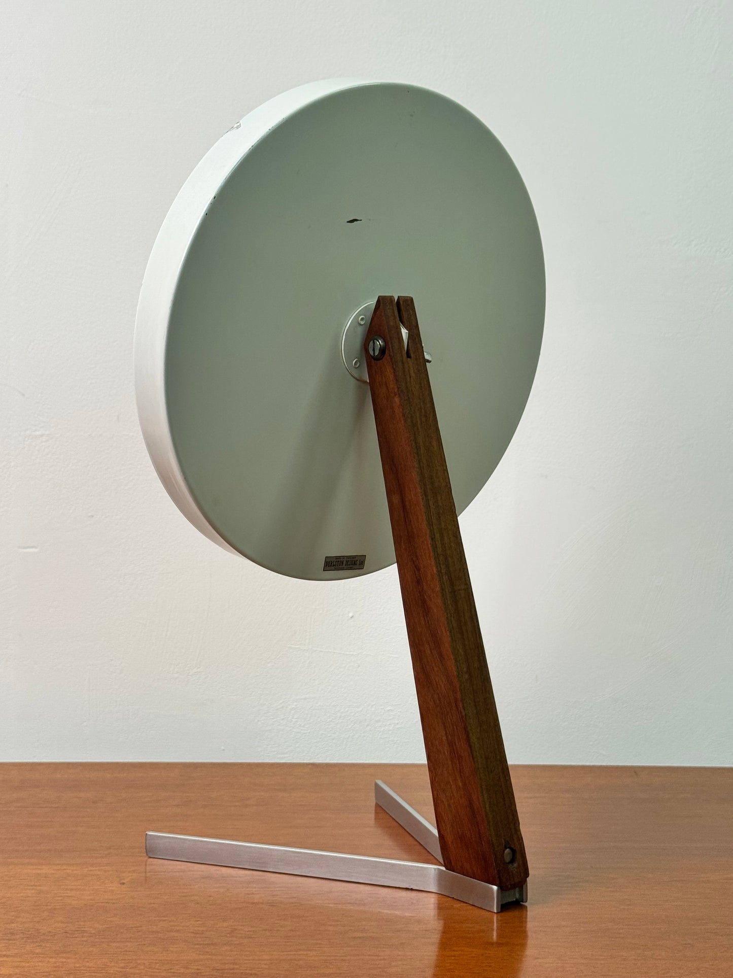Teak and steel Durlston mirror