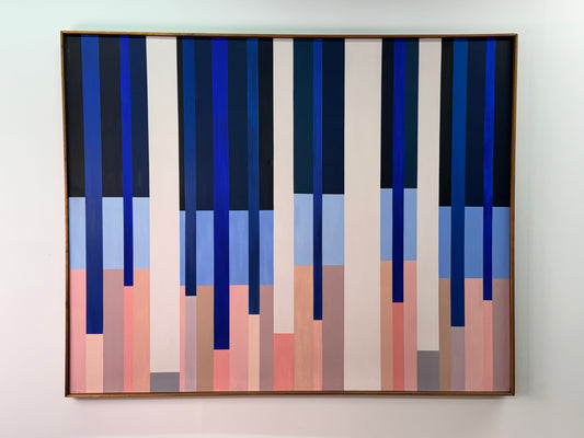 Large abstract composition by John Lee