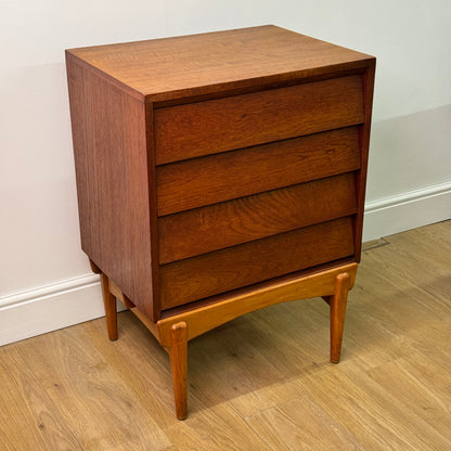 Swedish 1950s teak chest of drawers