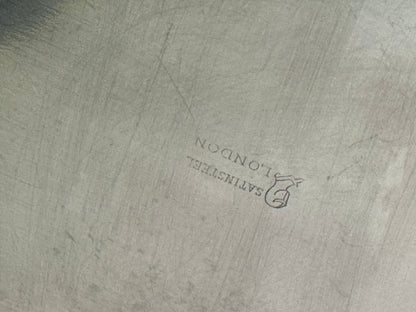 Stainless steel fruit bowl by Satinsteel London