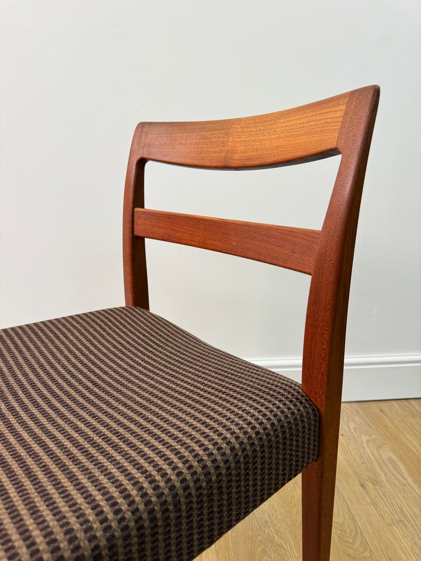 1960s teak dining chairs by Nils Jonsson
