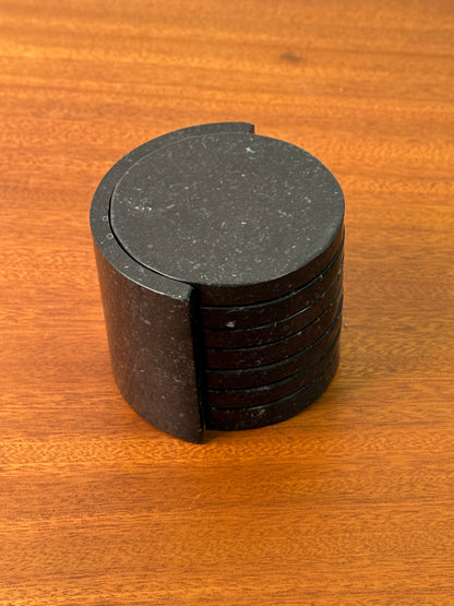 Set of 1980s Kilkenny marble coasters