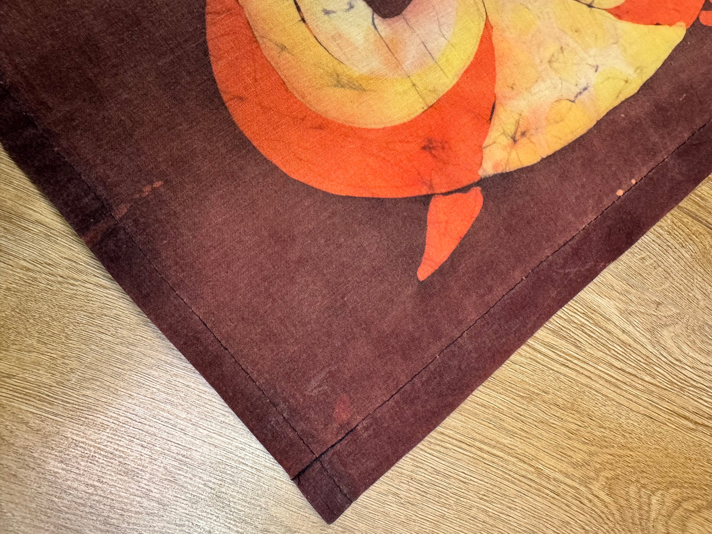 1970s owl batik picture