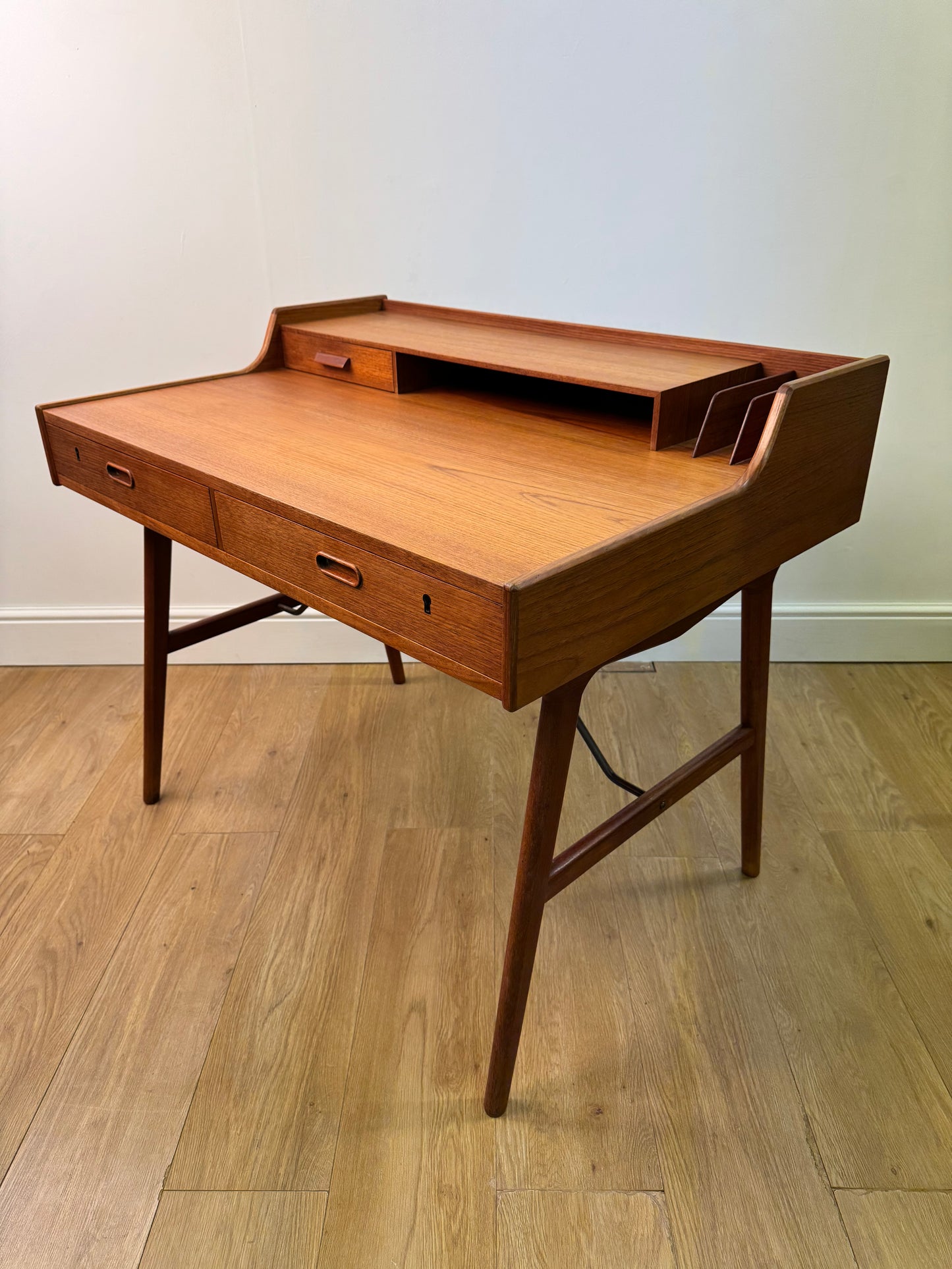 1960s Danish teak desk by Arne Wahl Iversen