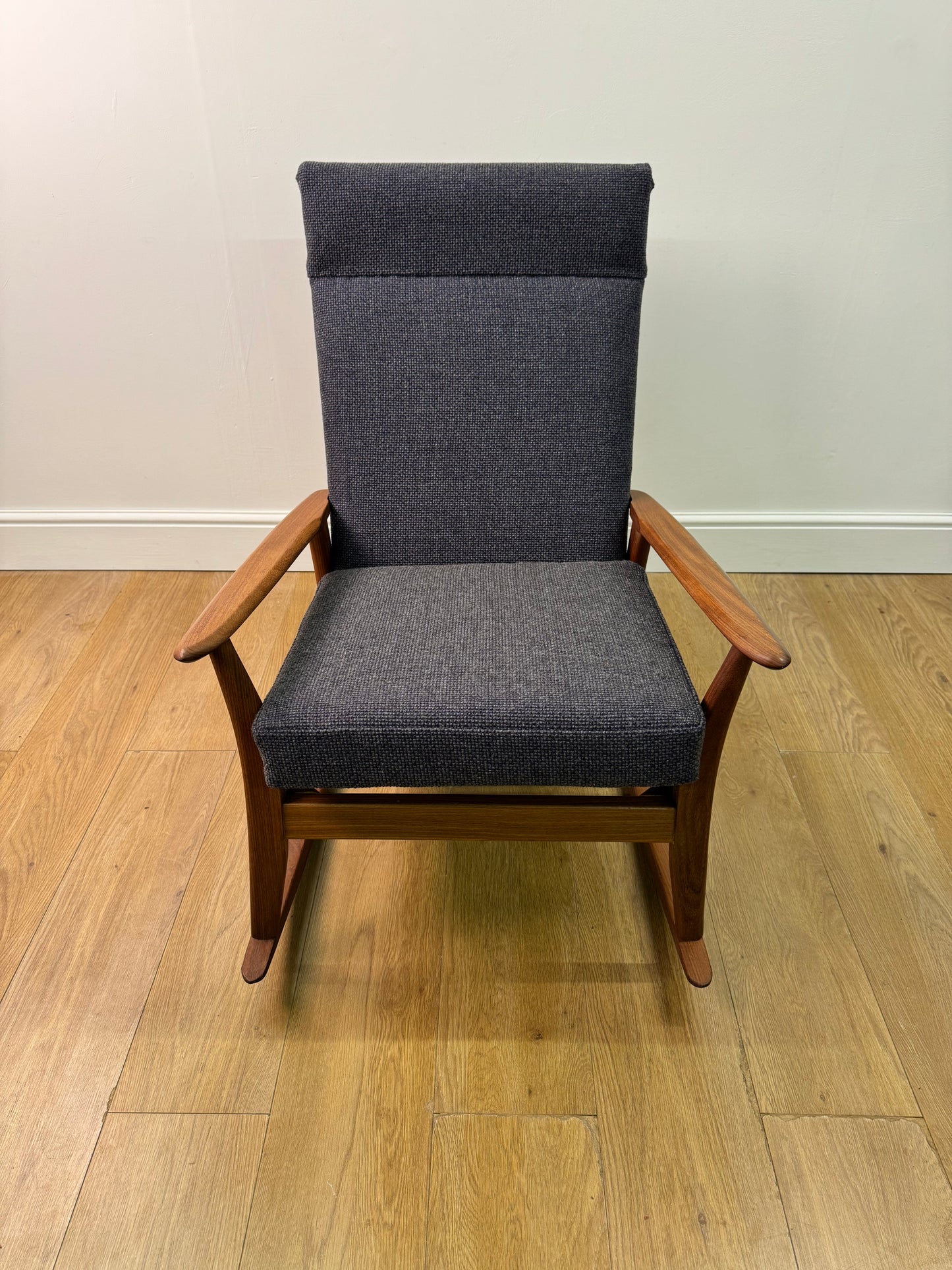 1960s teak rocking chair by Furniture productions