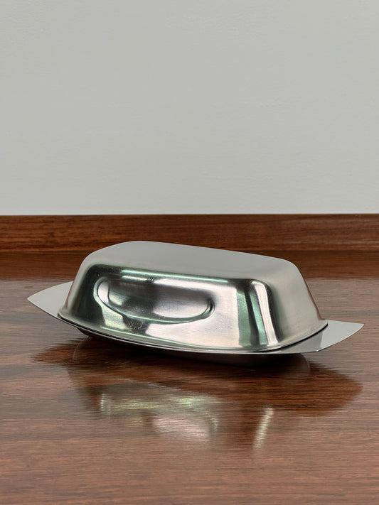 Covered butter dish by Robert Welch