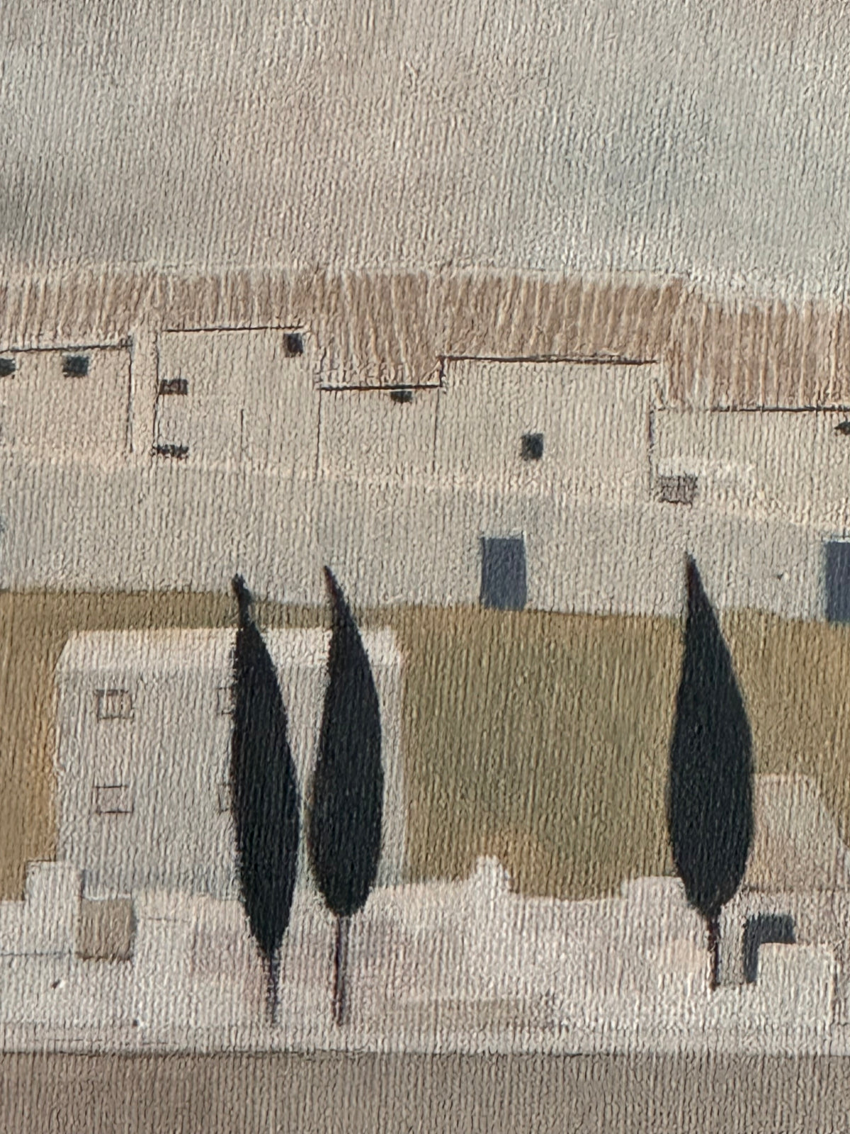Spanish village scene by Pamela Boggs