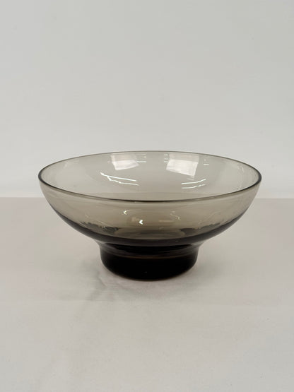 Whitefriars grey glass bowl 1960s