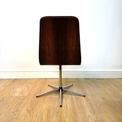 1960s Rosewood swivel chairs by Robert Heritage