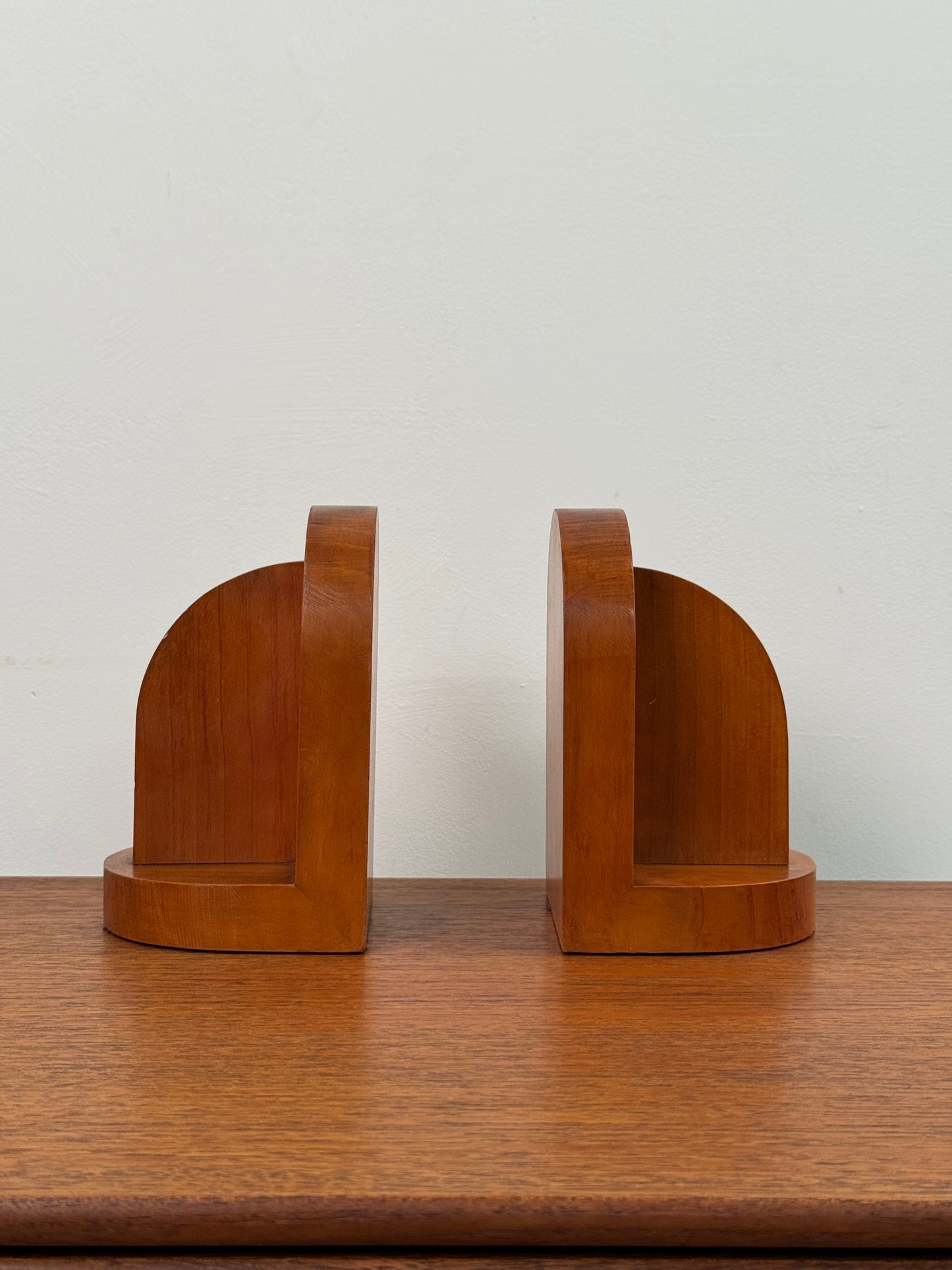 1930s wooden bookends