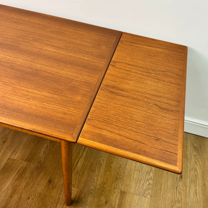 1960s teak dining table made in Denmark